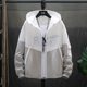 Ice silk sunscreen men's summer thin breathable hooded fishing riding leisure outdoor men's jacket coat