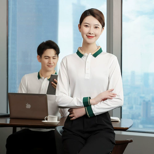 Лонгслив, футболка polo для работы, делается под заказ, обучение, короткий рукав