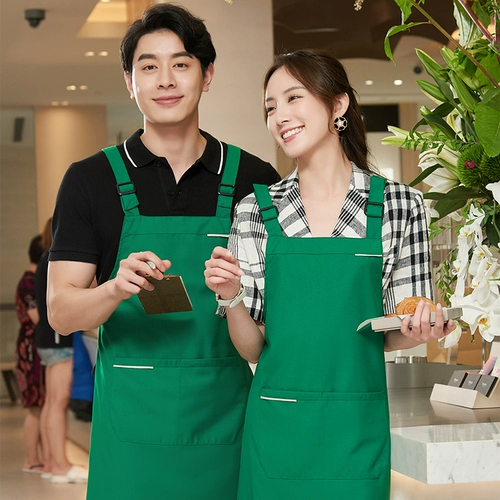 Модный фартук для работы, делается под заказ, с печатью вашего логотипа, контроль жирного блеска