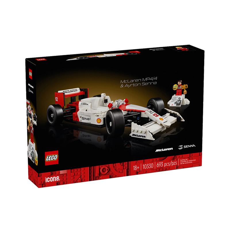 Lego Icons Series 10330 Mclaren Mp4 Racing Car F1 Model Boy Educational Building Block Toy