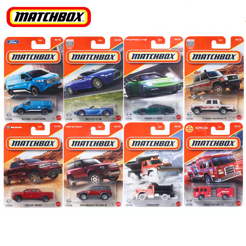 Matchbox City Heroes Alloy Toy Cars Children's Racing Cars Small Sports Cars Construction Vehicles 2026 New Batch