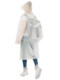 Disposable Raincoat for Children, Can Be Worn over a Backpack, Long, Full-Body, Transparent, Portable, Thickened Rain Poncho for Boys and Girls, Elementary School Students