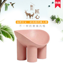  Spot FRP elephant leg chair fat leg chair Designer chair Abstract art chair Childrens decoration chair