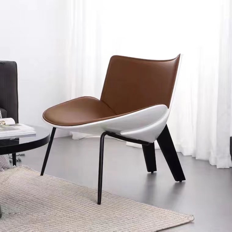 Designer Glass Fiber Cosy Chair Rice Dumplings Chair Leisure Chair Sloth Chair Exhibition Hall Decent Board Room Reception Negotiation Chair