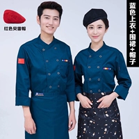 Тибетский зеленый+фартук+шляпа