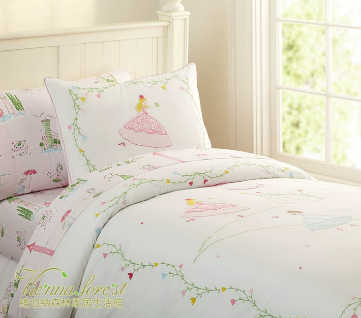 giải phóng mặt bằng Nhà máy thêu cổ điển! ※ "công chúa Grace" chăn gối thêu vá đơn / đôi - Quilt Covers chăn giá rẻ