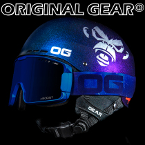 Original OG] 21 new mens and womens single and double board professional-grade ski helmet city riding 01 classic series