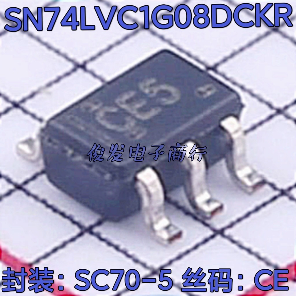 New original SN74LVC1G08DCKR screen printing CE package SC70-5 single 2 input 10
