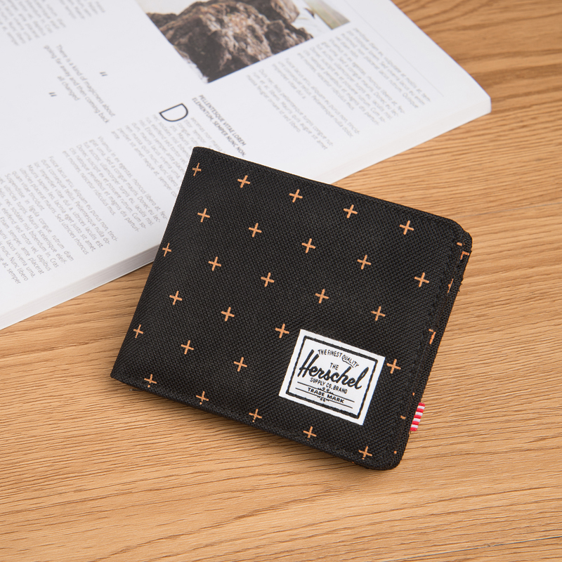 Men's and Women's Short Wallets, Canvas Coin Purses, Coin Wallets, Simple Wallets for Students