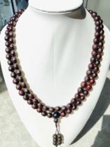 Bodhi wine red soapberry 11mm-11 5mm dark red pit surface native hand-held bracelet with 108 beads