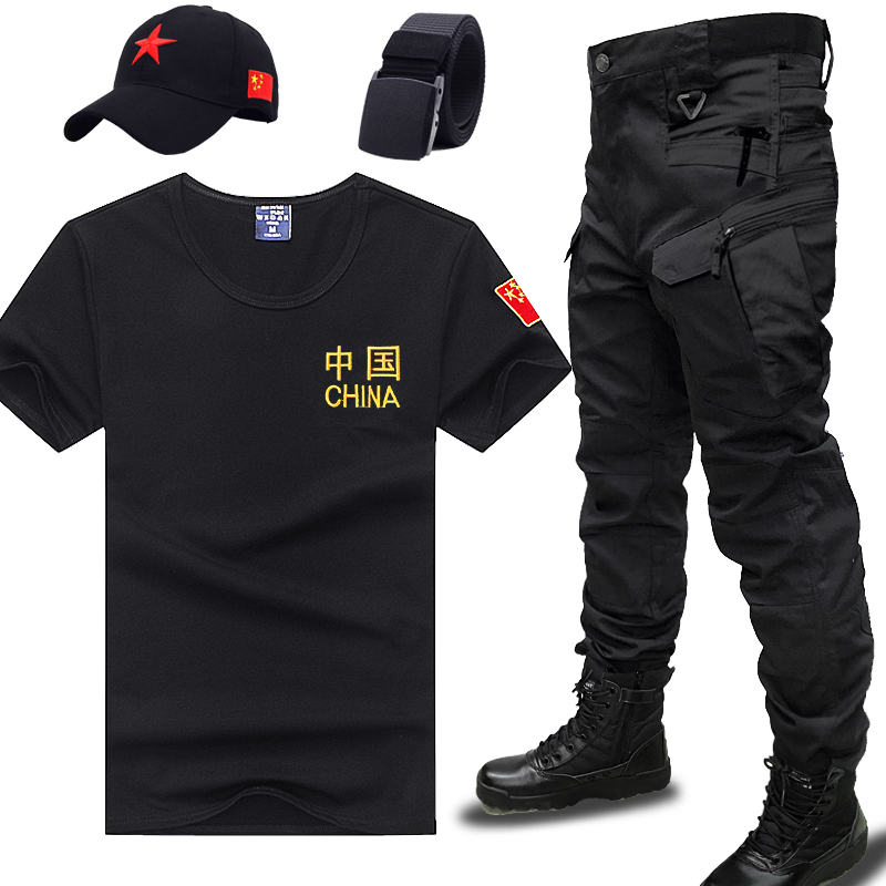 Summer Special Forces Tactical short sleeve T-shirt suit men and women thin military uniform outdoor field military fans Training uniforms