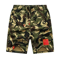 2601 Желтые вентиляторы камуфляжные шорты