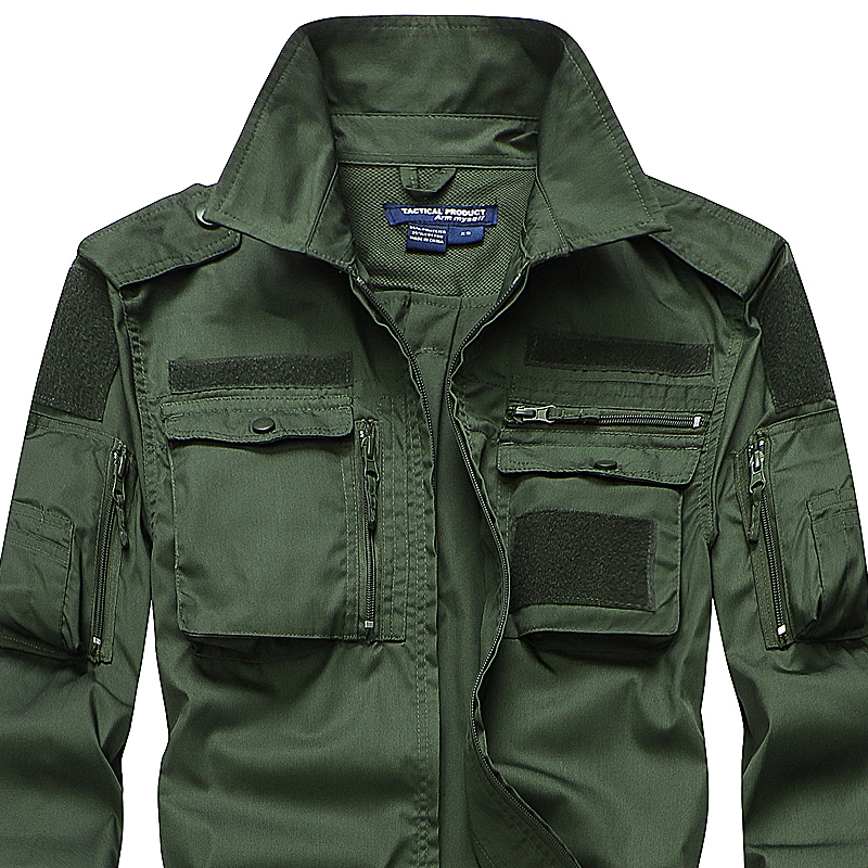 Military standard genuine camouflage uniform suit men's army green tactical uniform military fan clothing wear-resistant labor insurance overalls military clothes