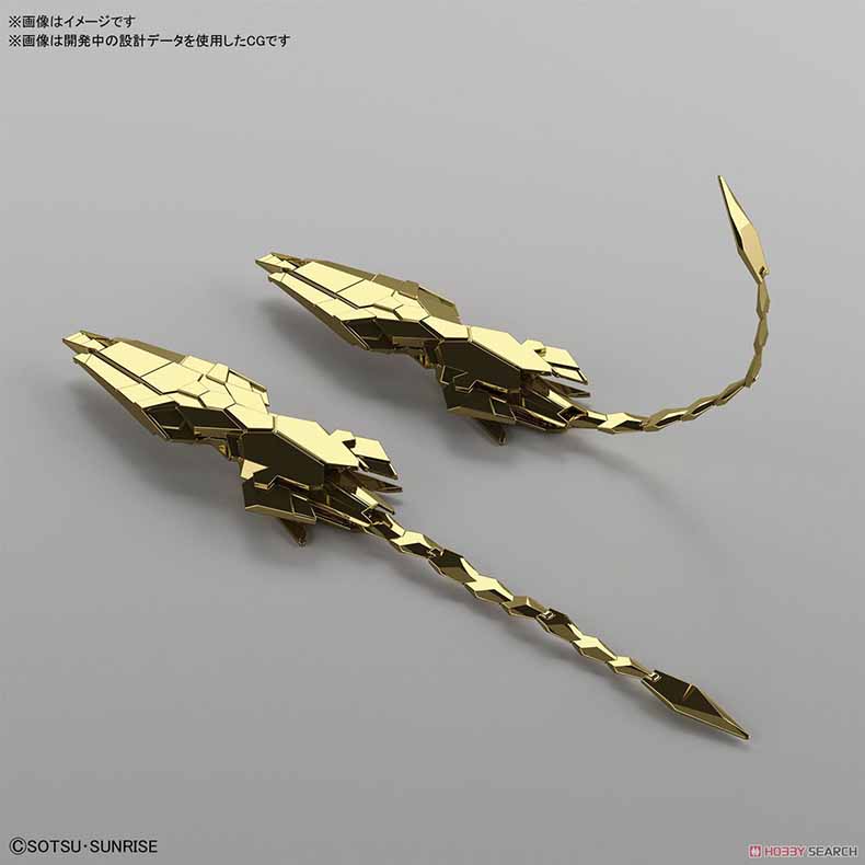 "Đồ chơi tình yêu" Bandai Up NT Model HGUC 227 Unicorn Số 3 Máy Unicorn Chế độ mạ vàng - Gundam / Mech Model / Robot / Transformers mô hình gundam trung quốc