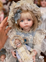 Boutique Molly Jasmine hand-painted eye ceramic doll 48-50 cm unique handmade by foreign artists
