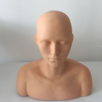 Special price half-body massage practice massage head model head beauty makeup practice imported soft glue