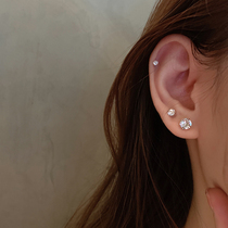 Xiaobao 925 sterling silver high-end earrings 2022 new trendy womens small and exquisite ins style simple sleep without picking