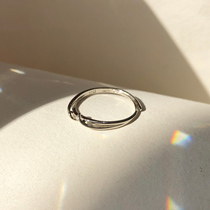 s925 pure silver winding forefinger ring ring light extravagant and small crowdwoman refined fashion opening personality brief lukewarm wind