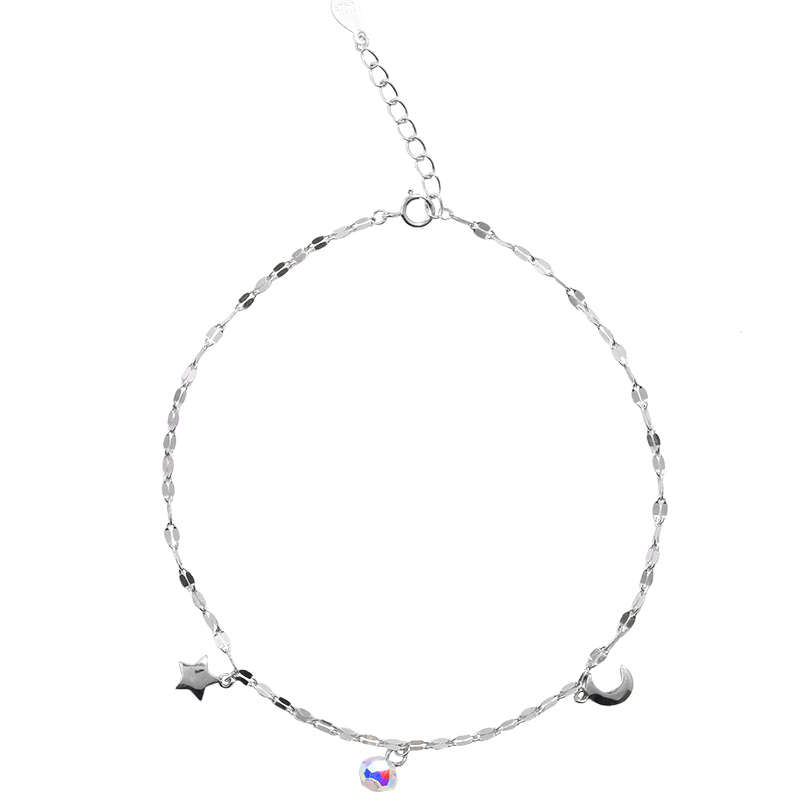 Bracelet de cheville Femme SHAREBOX   en Argenterie - Ref 3104779 Image 5