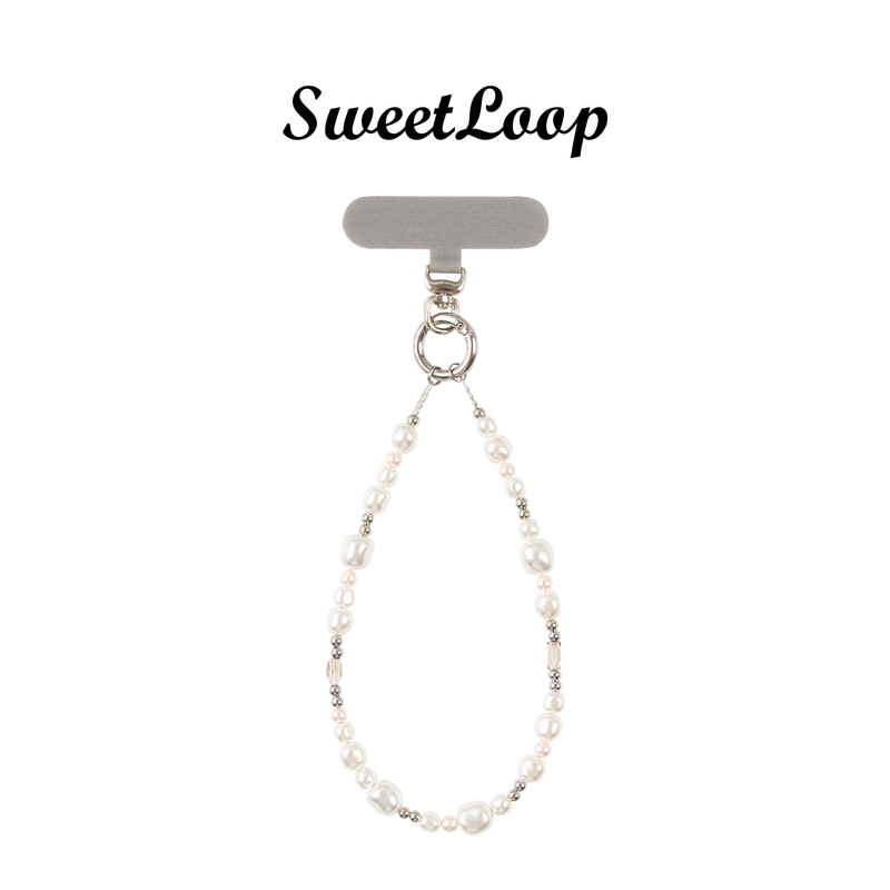 Sweetloop Pearl Phone Chain Hand Chain Wrist Chain High-End Hanging Chain Fashionable Light Luxury Phone Lanyard