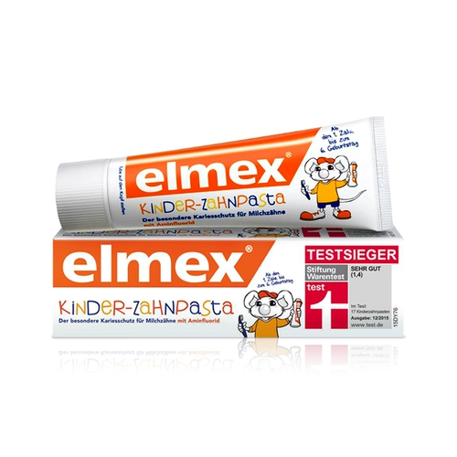 Детская зубная паста для младенца, Германия, 0-1-2-3-6 лет, защита от кариеса, 50 мл