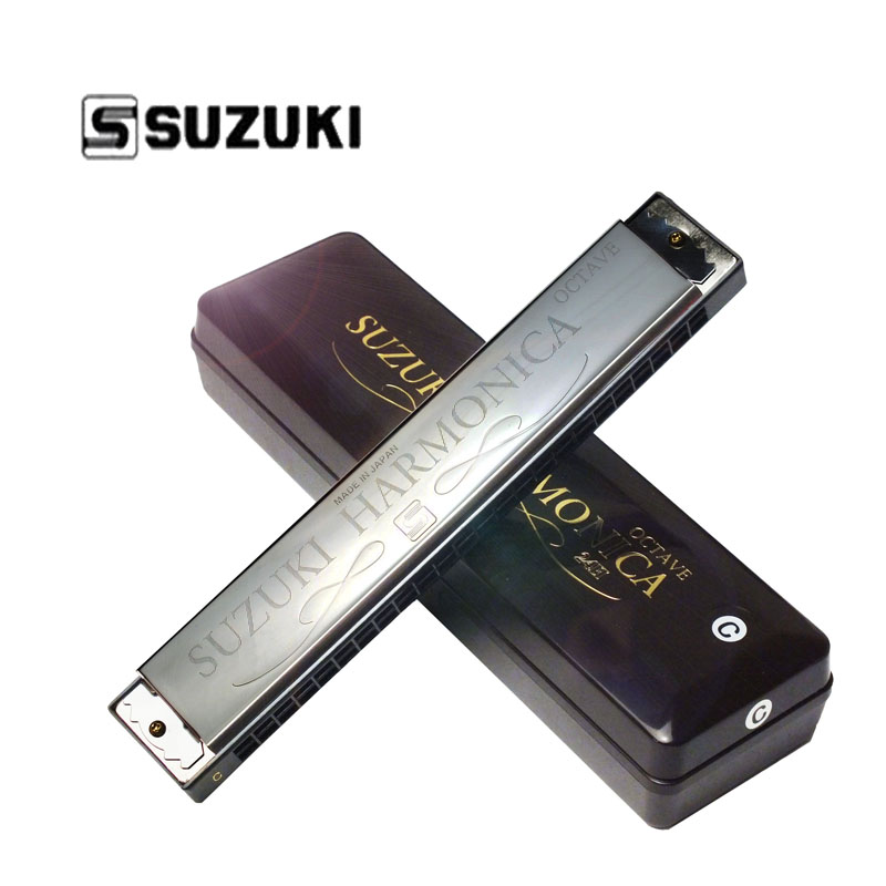 Suzuki accented harmonica 24 holes SUZUKI SU-24OCT Japanese professional adult playing double tone C tone self-study