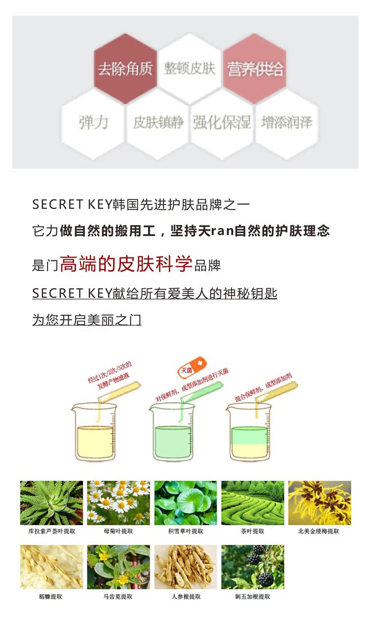 Korea Secret Key Silk Kelly Yeast + Ceramide Total Repair Cream Whitening Blemish Moisturising - Kem dưỡng da kem dưỡng phục hồi da mỏng