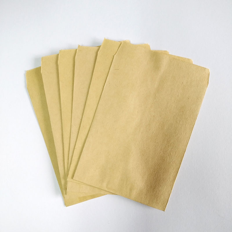 All blank high quality environmental protection field sample seed bag envelope sample tight parts kraft paper bag