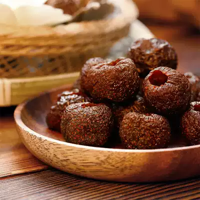 Qiao Grandma hollow hawthorn seedless hawthorn dried cold fruit candied fruit leisure preserved fruit Healthy snacks Small package 260g*2