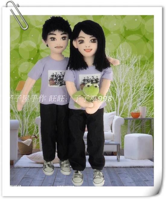 Photo Customized couple's live doll 1 m Married Creative New Gift Single - person