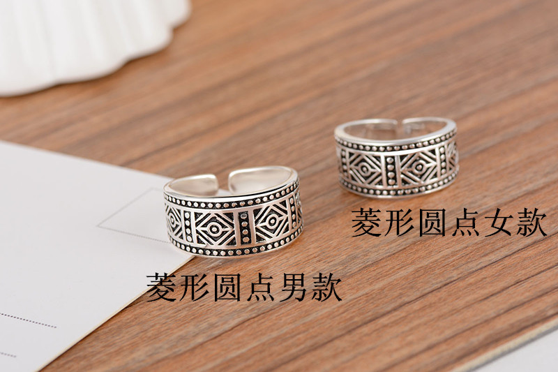 Chen Weiwei cũ chín cửa với cùng một đoạn vòng tay trang sức vòng đôi Zhao Liying vòi mở vòng tay đôi nam nữ bạc Thái - Vòng đeo tay Cuff vòng tay pandora pnj