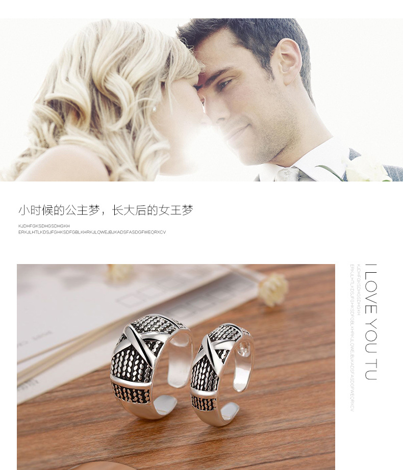 Chen Weiwei cũ chín cửa với cùng một đoạn vòng tay trang sức vòng đôi Zhao Liying vòi mở vòng tay đôi nam nữ bạc Thái - Vòng đeo tay Cuff vòng tay pandora pnj