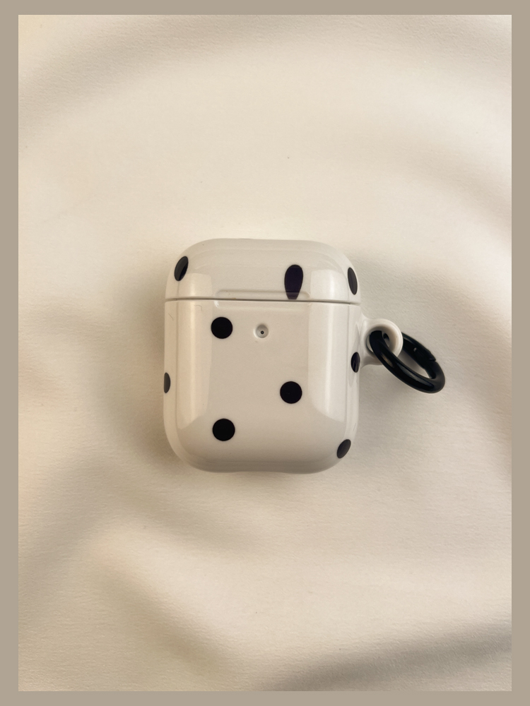 Ins nische minimalistischen schwarz polka dot schutzhülle Airpod3 geeignet für Pro kopfhörer fall zweite-generation drahtlose_voghion.com