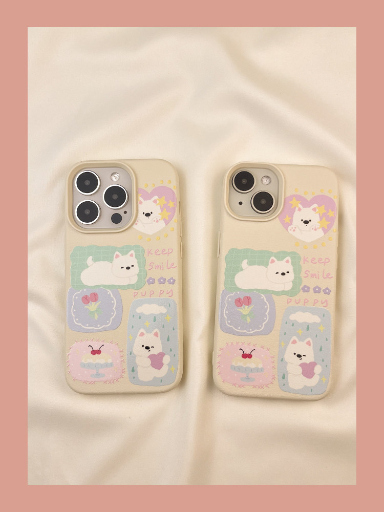 Cartoon Hunde Handyhülle Für Iphone Silikon Schutzhülle_voghion.com