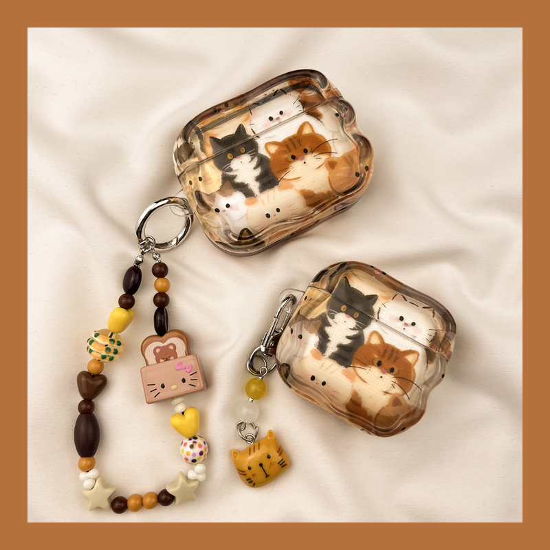 ins Korean-Style Cute Graffiti Full-Screen Cat Airpods4 Protective Case Suitable for Apple Pro Earphone Case Second Generation Wireless Bluetooth 1 Third Generation 2Nd Generation Airpodpro Fourth Generation 5 Case ins Korean-Style Cute Graffiti Full-Screen Cat Airpods4 Protective Case Suitable for Apple Pro Earphone Case Second Generation Wireless Bluetooth 1 Third Generation 2Nd Generation Airpodpro Fourth Generation 5 Case