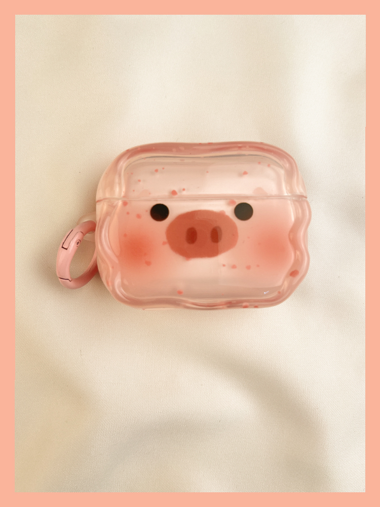 Ins Cute Pink Piggy zaštitni poklopac Airpod 3 bežični Bluetooth AIPods2 torbica za slušalice 1st 3rd Prikladno za 4 2nd_voghion.com