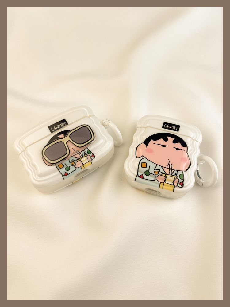 Ins Cartoon Funny sluneční brýle Nový ochranný kryt 3 Vhodné pro airpods Pouzdro na sluchátka Druhý Bezdrátový Bluetooth 1 Třetí_voghion.com