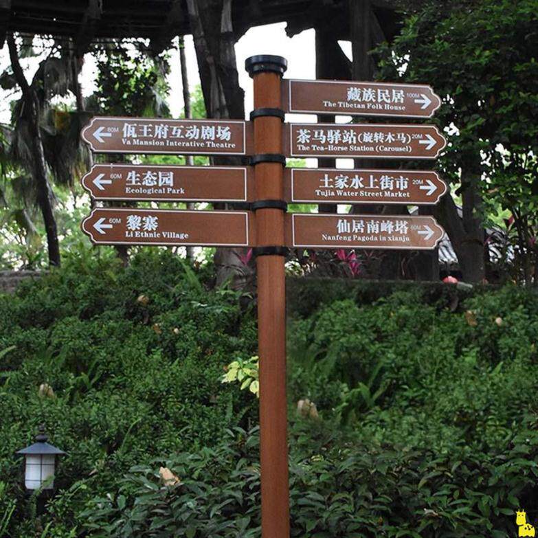 Refers to road signs pointing to the Iron Art Outdoor Advertising Standing Signs Spray Painted Arrow Signs Property Signs Direction Streaming