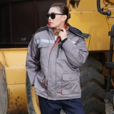 Демисезонная светоотражающая куртка для работы, пальто, пуховик, рабочая одежда