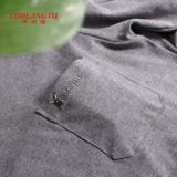 Лонгслив, хлопковая футболка, осеннее термобелье, для мужчины среднего возраста, оверсайз, большой размер