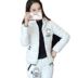 Mùa đông mới Hàn Quốc Slim cotton ngắn trùm đầu thời trang nữ giản dị xuống cotton cotton thời trang phù hợp với hai mảnh áo phao lông vũ uniqlo nữ Bông
