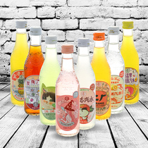  (10 bottles combination pack )Cherry blossom flavor peach confession Wuhan mouth second factory soda water net red drink 7 flavors