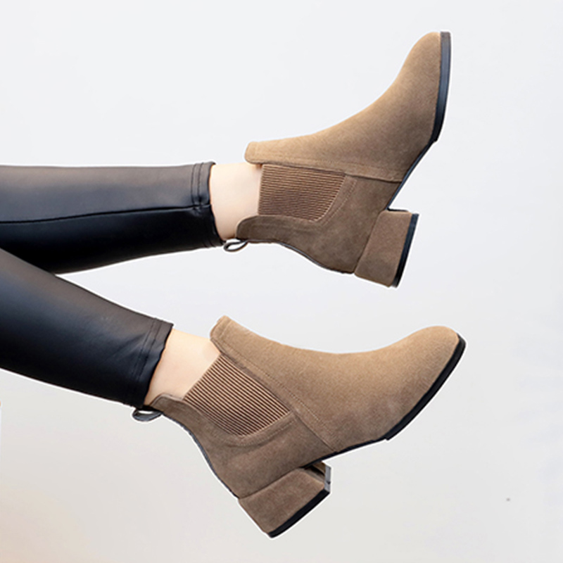 Bottes mi-saison femme en Caoutchouc - Ref 3250573 Image 1