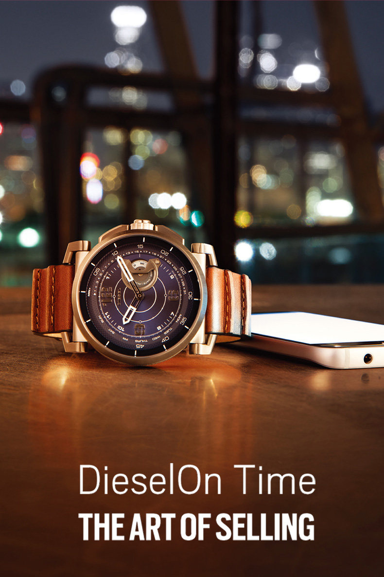 双11预告 Diesel 迪赛 DieselOn系列 DZT1014 男式智能手表 ￥490包邮包税（限1小时）