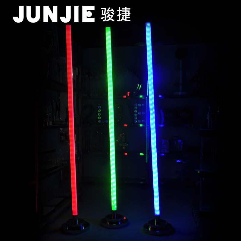 Bar glow dancing stick KTV live neon atmosphere props charging movable pole dance point dance stage