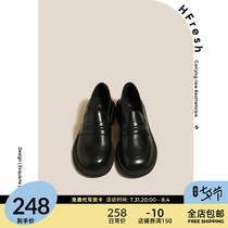 HFresh 100 Hitchhiking Shoes Yinglun College Wind Small Leather Shoes Women Shoes Ultra Soft 2022 Spring New Jk Shoes