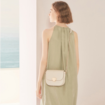 HFresh niche chain bag wide shoulder strap leather women Bag New 2021 tide shoulder saddle bag female Cross