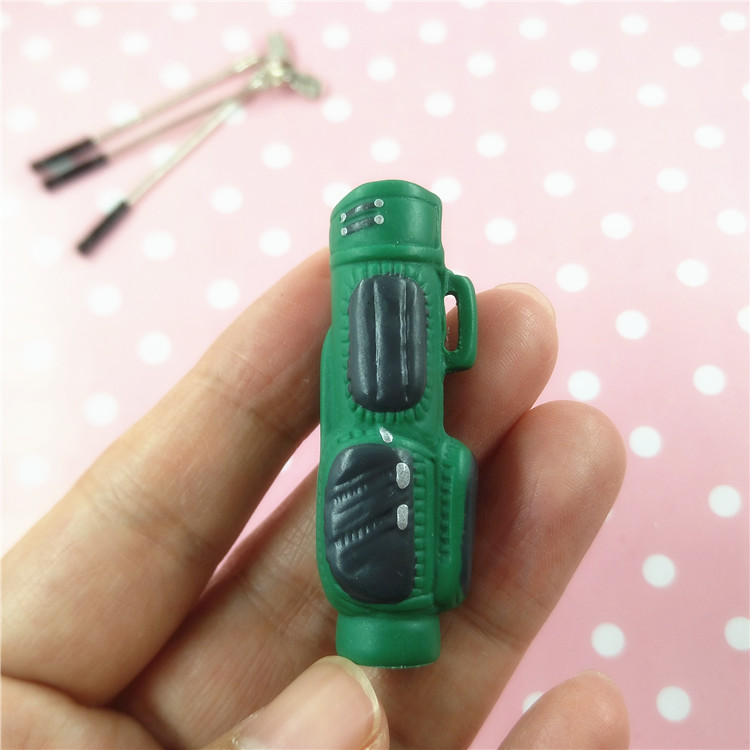BJD Barbie SD búp bê vải nhỏ túi đồ chơi thu nhỏ phụ kiện cabin siêu nhỏ ngoài trời câu lạc bộ golf búp bê elsa