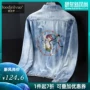 Áo khoác nam nam denim Jacket thêu nhân vật hoạt hình Áo khoác mùa xuân Hàn Quốc Tide áo khoác trẻ - Áo khoác mẫu áo khoác nam đẹp 2019