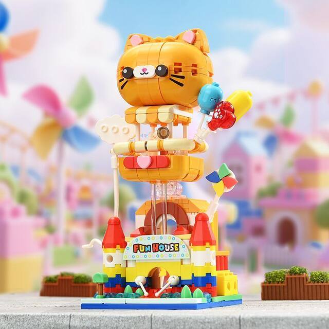 Keeppley Colorful Street Scene Strange Flavor Bakery Fantasy Fairy Tale Town Ornaments Girls' Toys Gifts